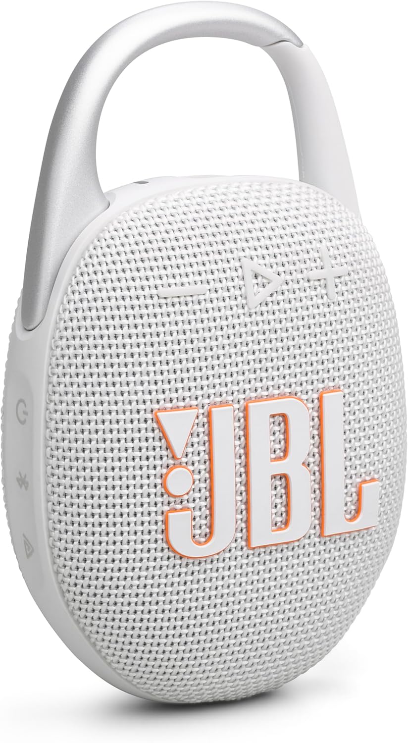 Clip 5 - Ultra-Portable, Waterproof & Dustproof Bluetooth Speaker, Big Pro Sound with Punchy bass, Integrated Carabiner, Up to 12 Hours of Play, Made in Part with Recycled Materials (Purple)