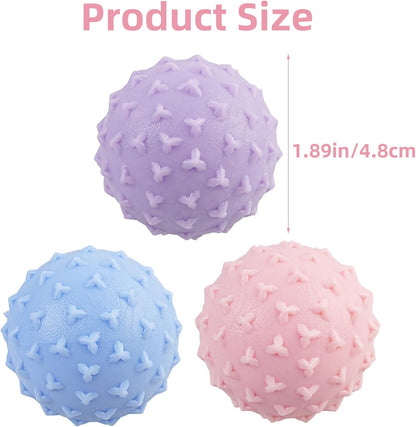 Massage Lacrosse Ball for Sore Muscles, Shoulders, Neck, Back, Foot, Body, Deep Tissue, Trigger Point, Muscle Knots, Yoga and Myofascial Release (Blue)
