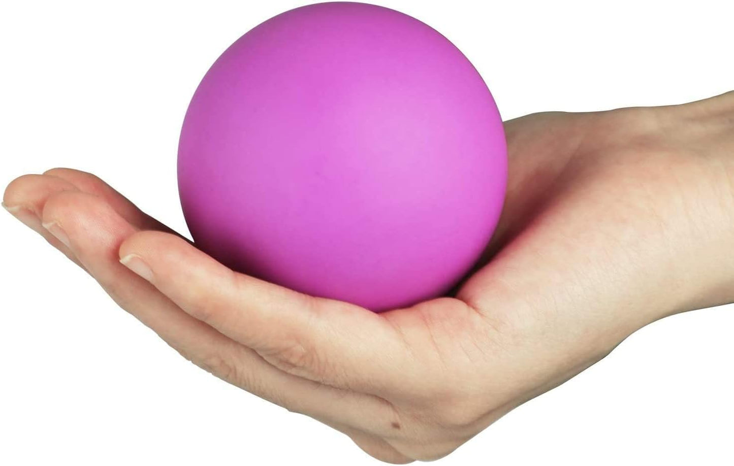 Massage Lacrosse Ball for Sore Muscles, Shoulders, Neck, Back, Foot, Body, Deep Tissue, Trigger Point, Muscle Knots, Yoga and Myofascial Release (Blue)