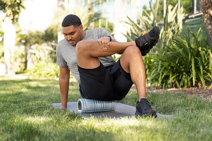 Therapy Grid Patented Multi-Density Foam Massage Roller (80% Recycled) Exercise, Deep Tissue Muscle Recovery - Muscle Pain&Tightness, Improves Circulation (13"), Blue