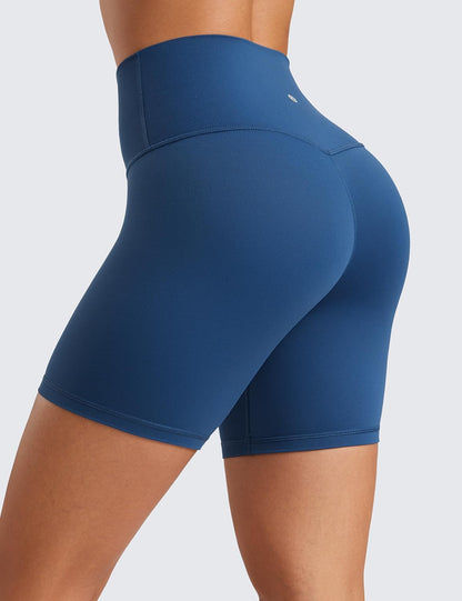 Butterluxe Biker Shorts 6" | Extremely Soft, Gentle Compression, Yoga, High Waisted, for Women
