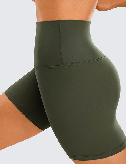 Butterluxe Biker Shorts 6" | Extremely Soft, Gentle Compression, Yoga, High Waisted, for Women