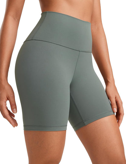 Butterluxe Biker Shorts 6" | Extremely Soft, Gentle Compression, Yoga, High Waisted, for Women