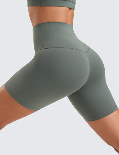 Butterluxe Biker Shorts 6" | Extremely Soft, Gentle Compression, Yoga, High Waisted, for Women
