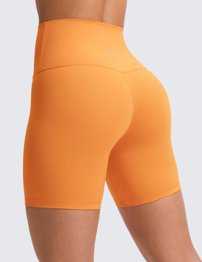Butterluxe Biker Shorts 6" | Extremely Soft, Gentle Compression, Yoga, High Waisted, for Women