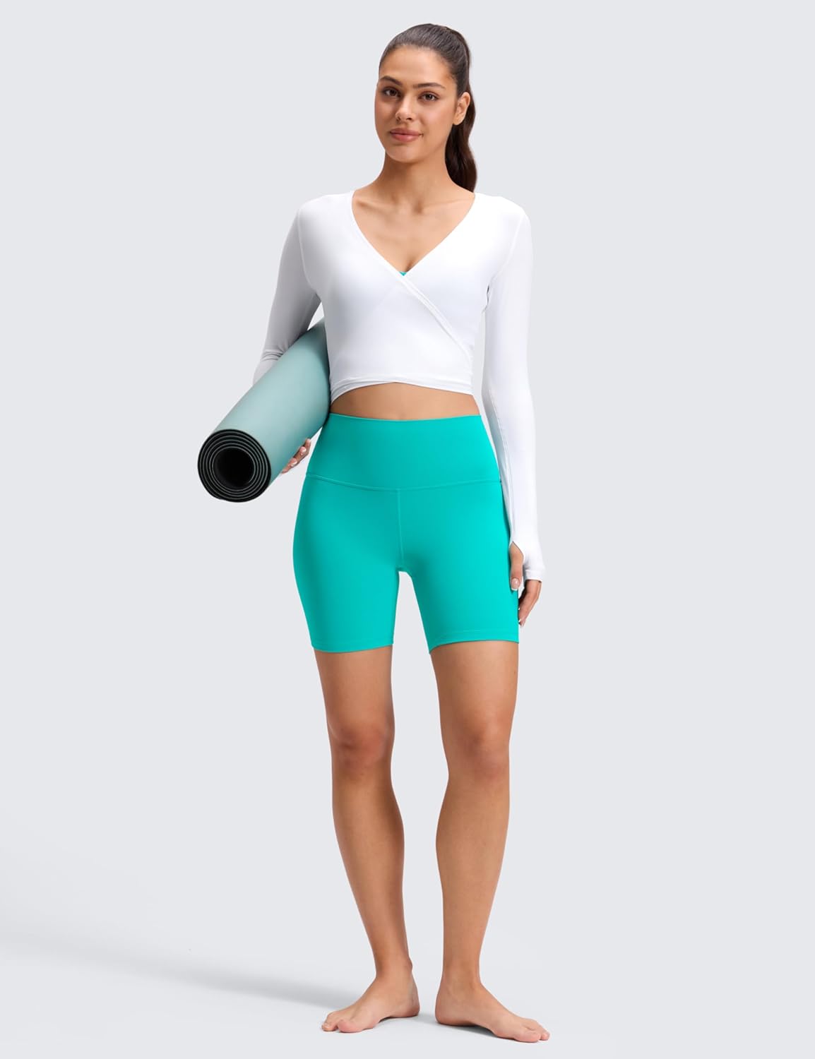 Butterluxe Biker Shorts 6" | Extremely Soft, Gentle Compression, Yoga, High Waisted, for Women