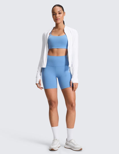 Butterluxe Biker Shorts 6" | Extremely Soft, Gentle Compression, Yoga, High Waisted, for Women