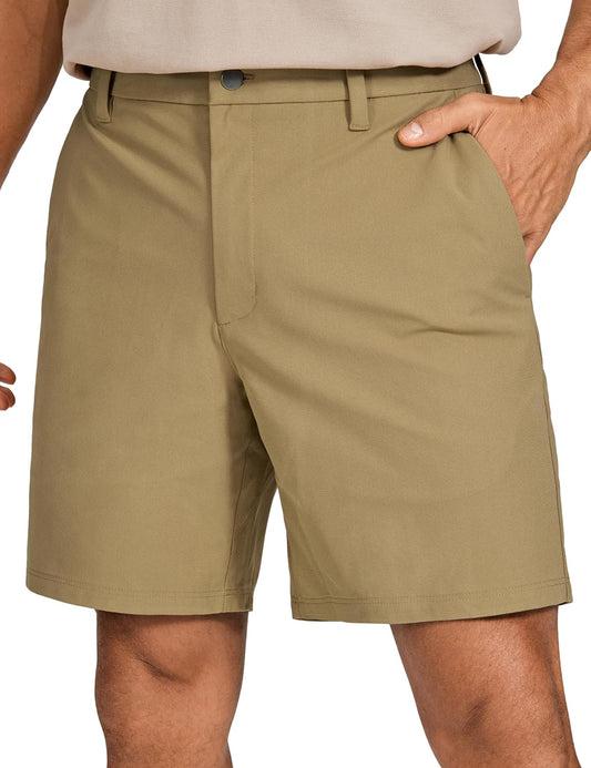 All Day Comfy Golf Shorts 7"/9" | Decent Stretch, Wrinkle-Resistant, Casual, Flat Front, Pockets, for Men