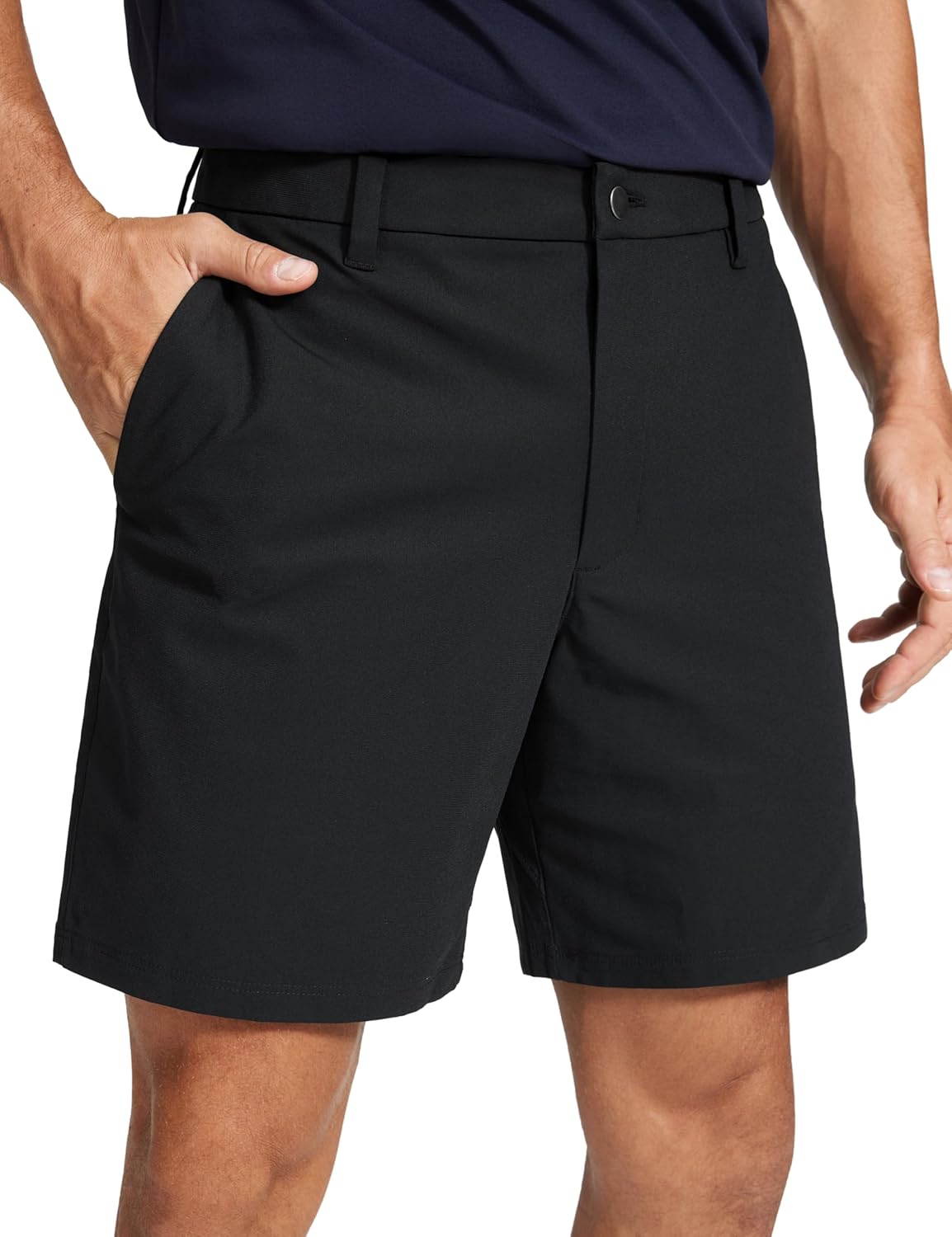 All Day Comfy Golf Shorts 7"/9" | Decent Stretch, Wrinkle-Resistant, Casual, Flat Front, Pockets, for Men