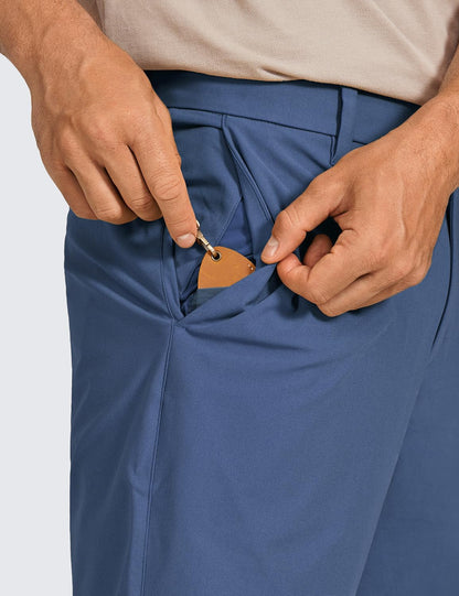 All Day Comfy Golf Shorts 7"/9" | Decent Stretch, Wrinkle-Resistant, Casual, Flat Front, Pockets, for Men