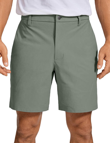 All Day Comfy Golf Shorts 7"/9" | Decent Stretch, Wrinkle-Resistant, Casual, Flat Front, Pockets, for Men