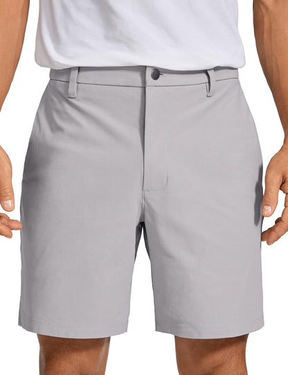 All Day Comfy Golf Shorts 7"/9" | Decent Stretch, Wrinkle-Resistant, Casual, Flat Front, Pockets, for Men