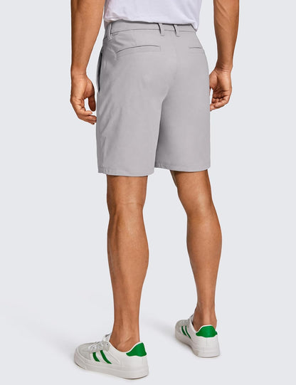 All Day Comfy Golf Shorts 7"/9" | Decent Stretch, Wrinkle-Resistant, Casual, Flat Front, Pockets, for Men