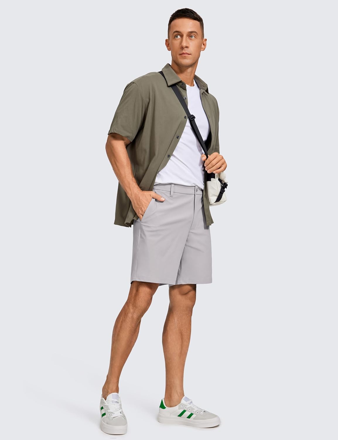 All Day Comfy Golf Shorts 7"/9" | Decent Stretch, Wrinkle-Resistant, Casual, Flat Front, Pockets, for Men