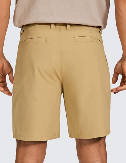 All Day Comfy Golf Shorts 7"/9" | Decent Stretch, Wrinkle-Resistant, Casual, Flat Front, Pockets, for Men