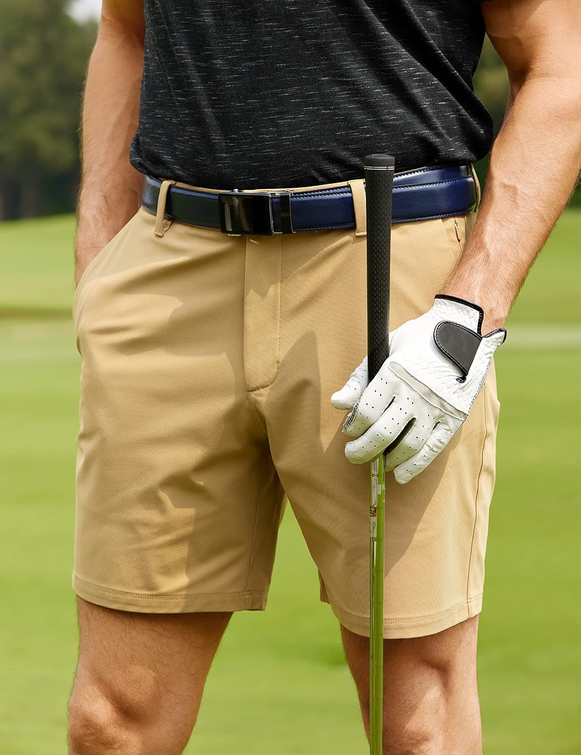All Day Comfy Golf Shorts 7"/9" | Decent Stretch, Wrinkle-Resistant, Casual, Flat Front, Pockets, for Men