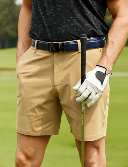 All Day Comfy Golf Shorts 7"/9" | Decent Stretch, Wrinkle-Resistant, Casual, Flat Front, Pockets, for Men