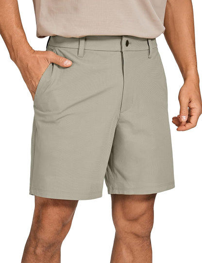 All Day Comfy Golf Shorts 7"/9" | Decent Stretch, Wrinkle-Resistant, Casual, Flat Front, Pockets, for Men