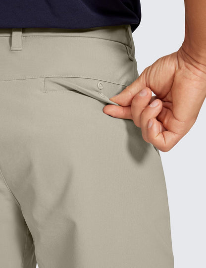 All Day Comfy Golf Shorts 7"/9" | Decent Stretch, Wrinkle-Resistant, Casual, Flat Front, Pockets, for Men