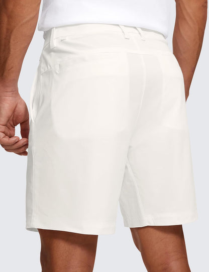 All Day Comfy Golf Shorts 7"/9" | Decent Stretch, Wrinkle-Resistant, Casual, Flat Front, Pockets, for Men
