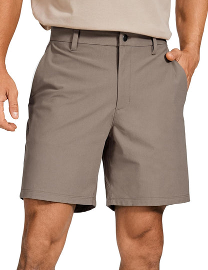 All Day Comfy Golf Shorts 7"/9" | Decent Stretch, Wrinkle-Resistant, Casual, Flat Front, Pockets, for Men