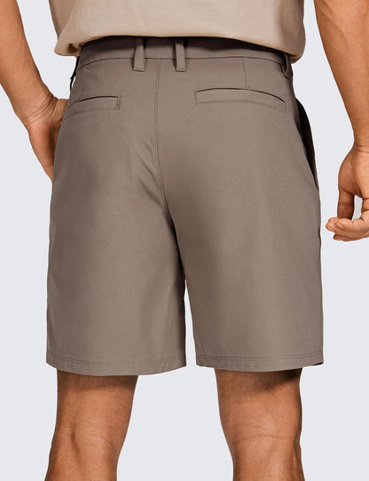 All Day Comfy Golf Shorts 7"/9" | Decent Stretch, Wrinkle-Resistant, Casual, Flat Front, Pockets, for Men