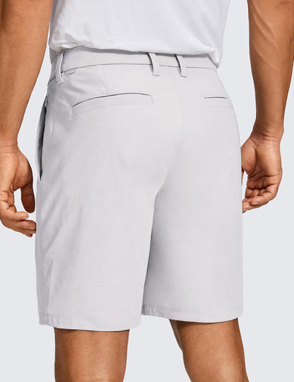 All Day Comfy Golf Shorts 7"/9" | Decent Stretch, Wrinkle-Resistant, Casual, Flat Front, Pockets, for Men