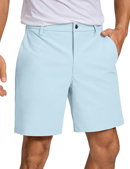 All Day Comfy Golf Shorts 7"/9" | Decent Stretch, Wrinkle-Resistant, Casual, Flat Front, Pockets, for Men