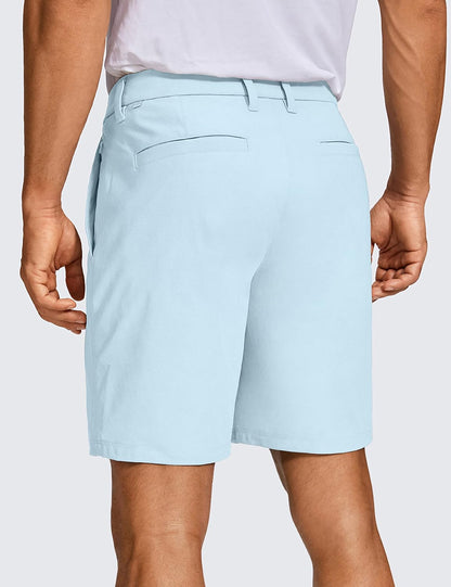 All Day Comfy Golf Shorts 7"/9" | Decent Stretch, Wrinkle-Resistant, Casual, Flat Front, Pockets, for Men