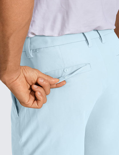 All Day Comfy Golf Shorts 7"/9" | Decent Stretch, Wrinkle-Resistant, Casual, Flat Front, Pockets, for Men