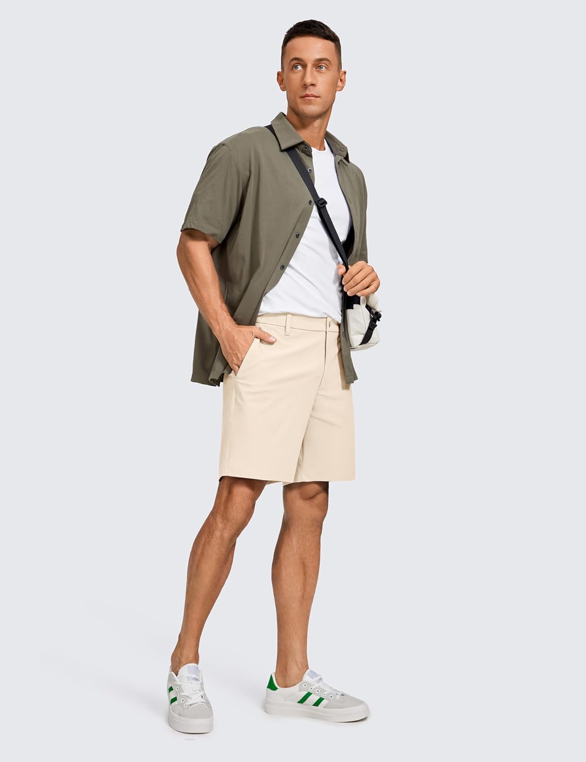 All Day Comfy Golf Shorts 7"/9" | Decent Stretch, Wrinkle-Resistant, Casual, Flat Front, Pockets, for Men