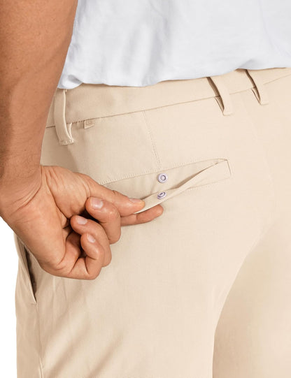 All Day Comfy Golf Shorts 7"/9" | Decent Stretch, Wrinkle-Resistant, Casual, Flat Front, Pockets, for Men