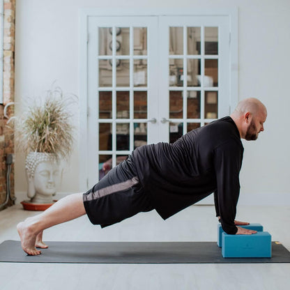 5 in. Big Foam Yoga Block - Extra Large Size, Dense Foam, Reliable Support, Beveled Edges for Comfort, Great if You're Taller or Less Flexible