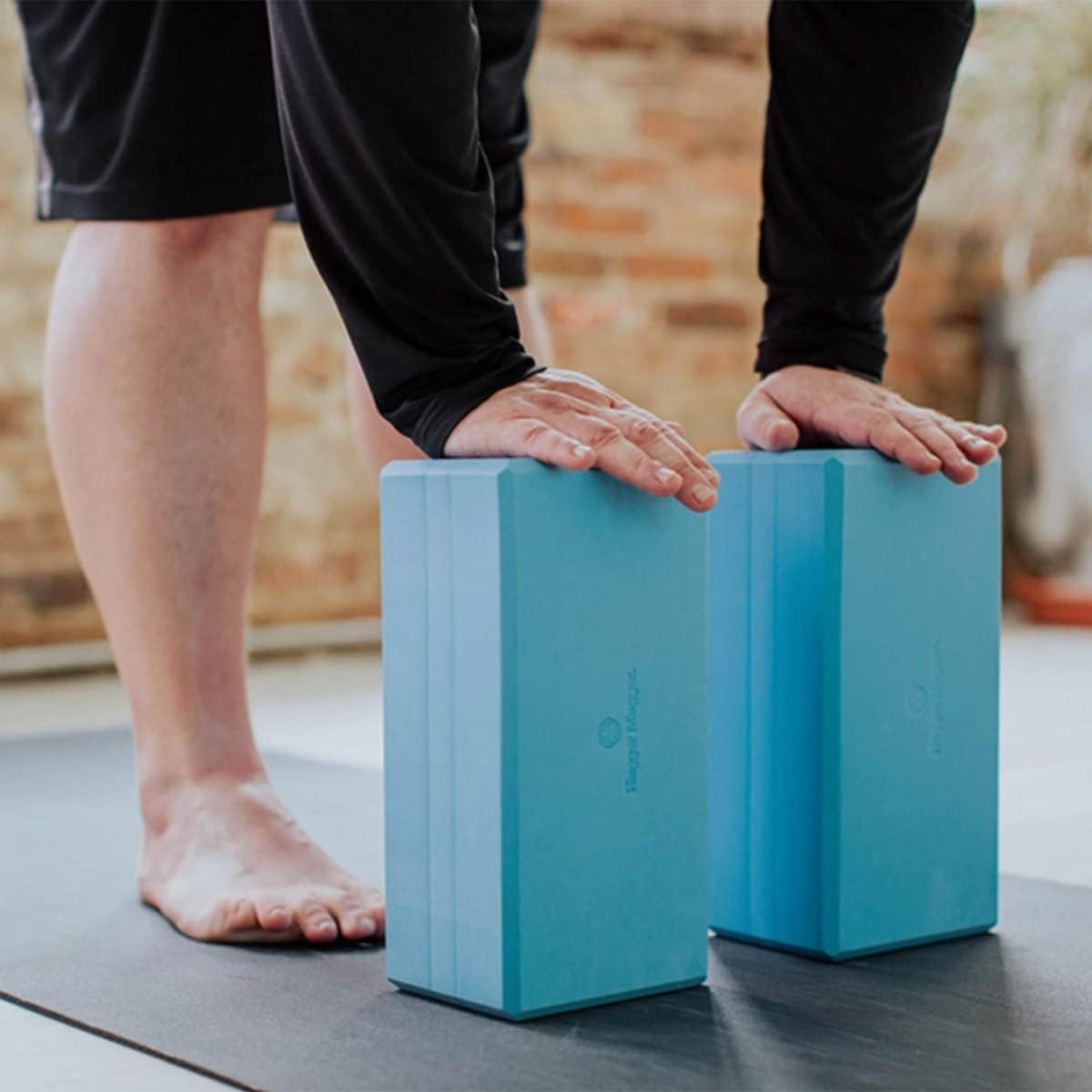 5 in. Big Foam Yoga Block - Extra Large Size, Dense Foam, Reliable Support, Beveled Edges for Comfort, Great if You're Taller or Less Flexible
