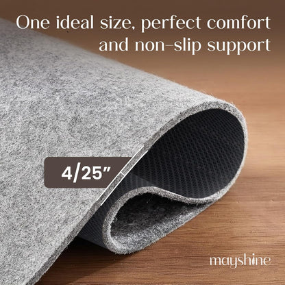 Non Slip Area Rug Gripper 2x3 Feet, Rug Gripper for Hardwood Floors, Laminate, Vinyl, Stone & Tile, Anti Slip Area Rug Pad for Under Rugs