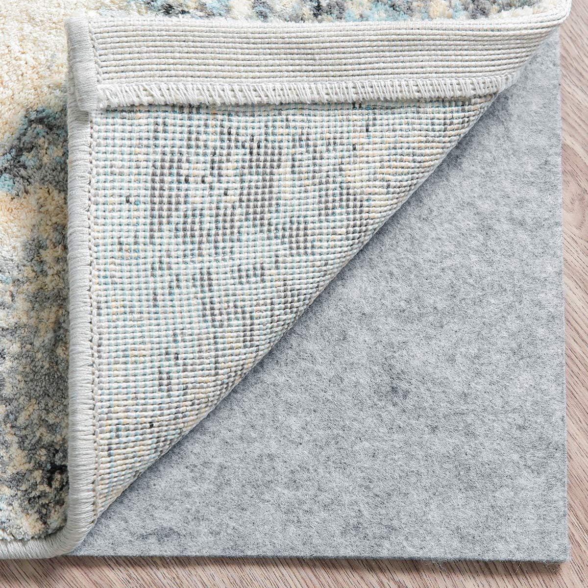 Non Slip Area Rug Gripper 2x3 Feet, Rug Gripper for Hardwood Floors, Laminate, Vinyl, Stone & Tile, Anti Slip Area Rug Pad for Under Rugs