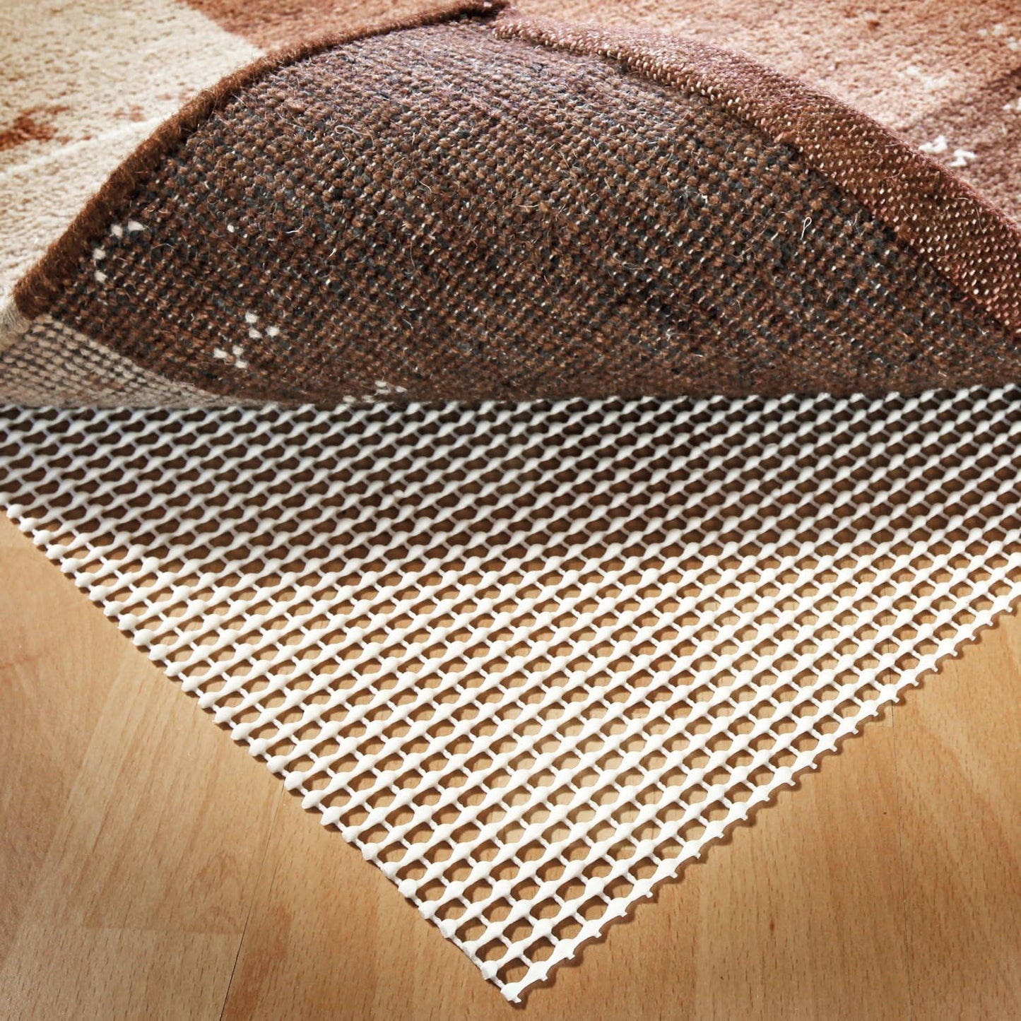 Non Slip Area Rug Gripper 2x3 Feet, Rug Gripper for Hardwood Floors, Laminate, Vinyl, Stone & Tile, Anti Slip Area Rug Pad for Under Rugs
