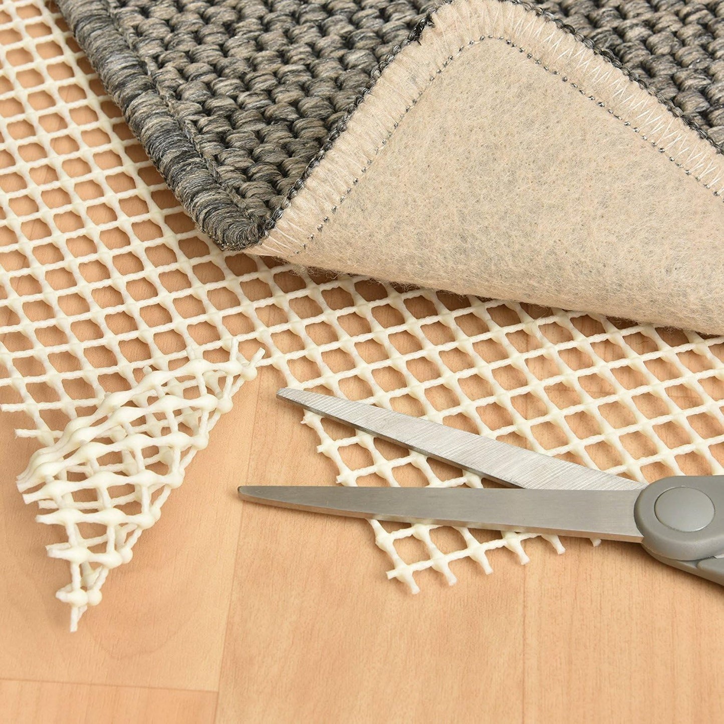 Non Slip Area Rug Gripper 2x3 Feet, Rug Gripper for Hardwood Floors, Laminate, Vinyl, Stone & Tile, Anti Slip Area Rug Pad for Under Rugs