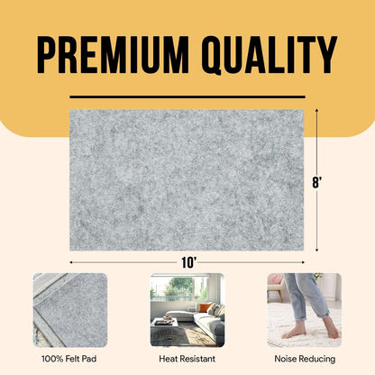 Non Slip Area Rug Gripper 2x3 Feet, Rug Gripper for Hardwood Floors, Laminate, Vinyl, Stone & Tile, Anti Slip Area Rug Pad for Under Rugs