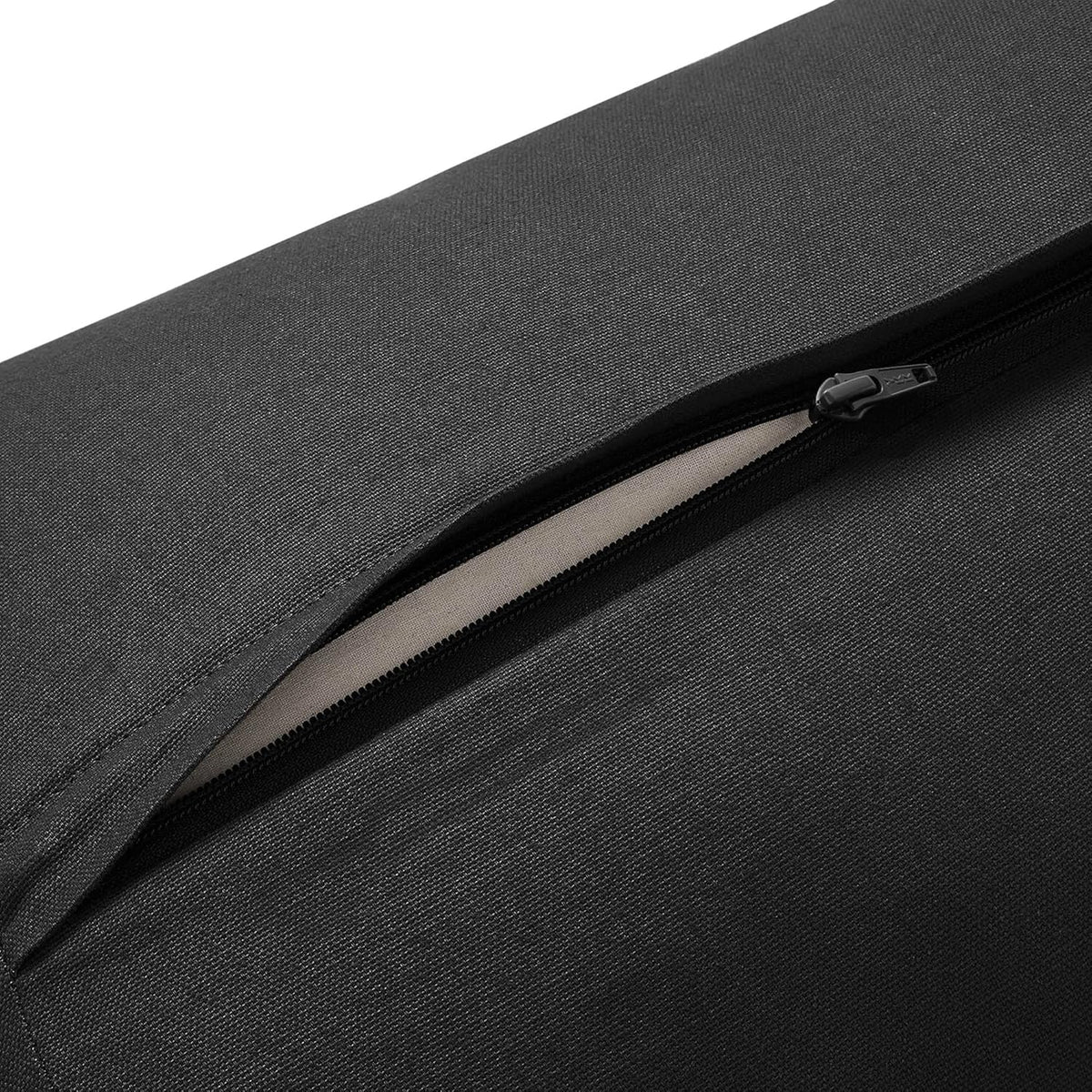 Yoga Meditation Cushion, 25" x 12" Rectangular Bolster with Organic Cotton Cover