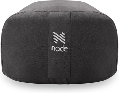 Yoga Meditation Cushion, 25" x 12" Rectangular Bolster with Organic Cotton Cover