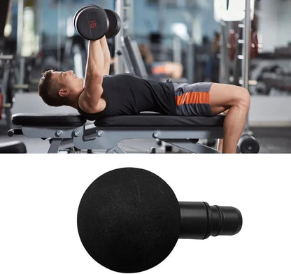 Fascia Gun Massage Head 20mm Diameter Muscle Head Accessory Deep Tissue Applicator for Buttocks (2.4in Big Ball Heads)