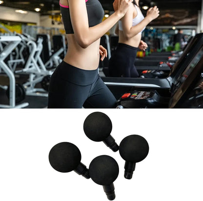 Fascia Gun Massage Head 20mm Diameter Muscle Head Accessory Deep Tissue Applicator for Buttocks (2.4in Big Ball Heads)