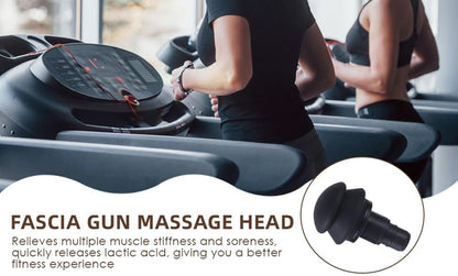 Fascia Gun Massage Head 20mm Diameter Muscle Head Accessory Deep Tissue Applicator for Buttocks (2.4in Big Ball Heads)