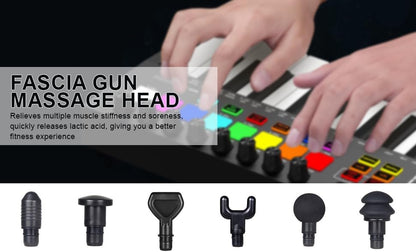 Fascia Gun Massage Head 20mm Diameter Muscle Head Accessory Deep Tissue Applicator for Buttocks (2.4in Big Ball Heads)