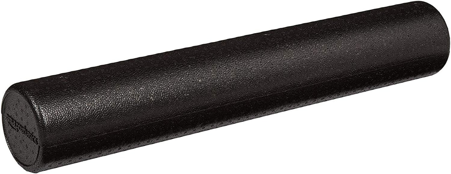 High-Density Foam Roller for Exercise, Stretching and Muscle Recovery, 36 Inches, Black
