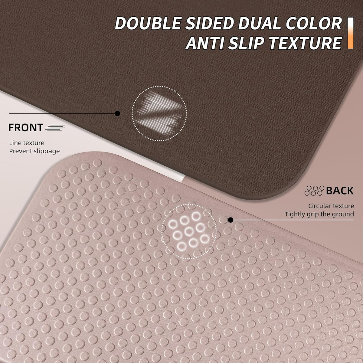 Foldable Fitness Yoga Mat | 2/5" (10MM) Extra Thick | SGS Certified Non-Slip TPE | 75x26" Extra Long-Wide | Portable & Easy Store | for Yoga, Pilates, Home Gym & Full-Body Workouts