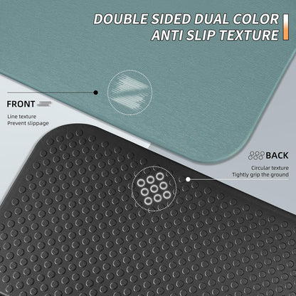 Foldable Fitness Yoga Mat | 2/5" (10MM) Extra Thick | SGS Certified Non-Slip TPE | 75x26" Extra Long-Wide | Portable & Easy Store | for Yoga, Pilates, Home Gym & Full-Body Workouts