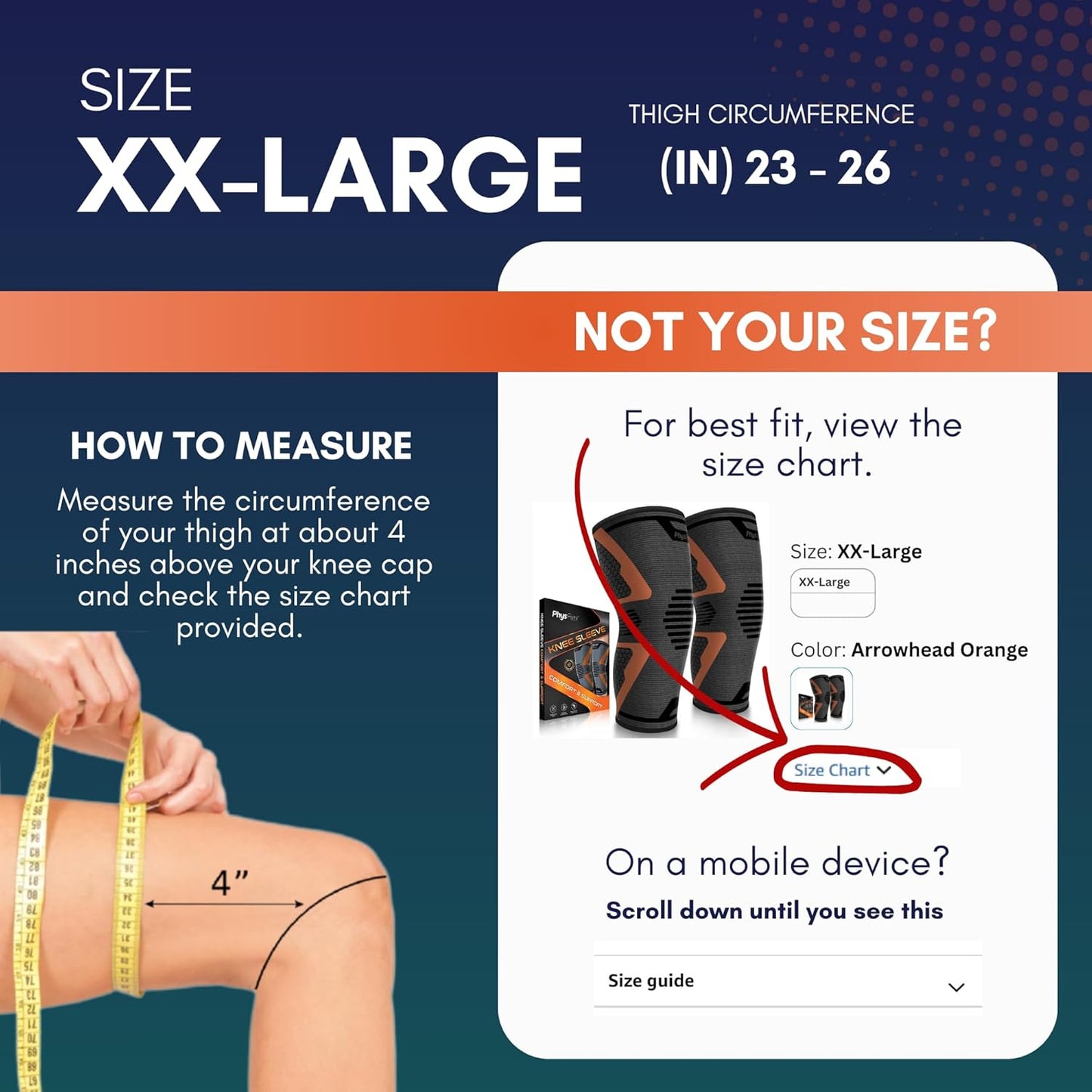 Knee Brace for Pain Relief - Knee Compression Sleeves for Men and Women - Support for Weightlifting, Gym, Workout, Volleyball, Arthritis (M, Black)