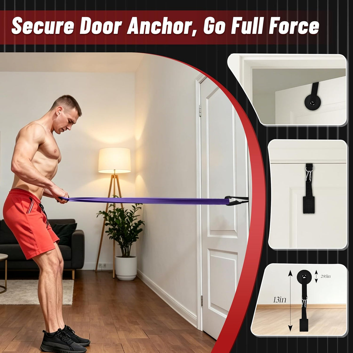 Pull Up Assistance Bands, 5-Level Resistance Bands for Working Out, Pull Up Bands for Men & Women, Exercise Bands for Full-Body Training, Fitness, Physical Therapy, Stretch Workout Bands at Home, Gym